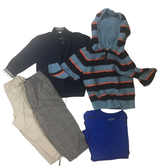 Boys Clothing Lot Gymboree Boys Pants Sweater Bundle Lot 18-24 and 2XL - Picture 1 of 11